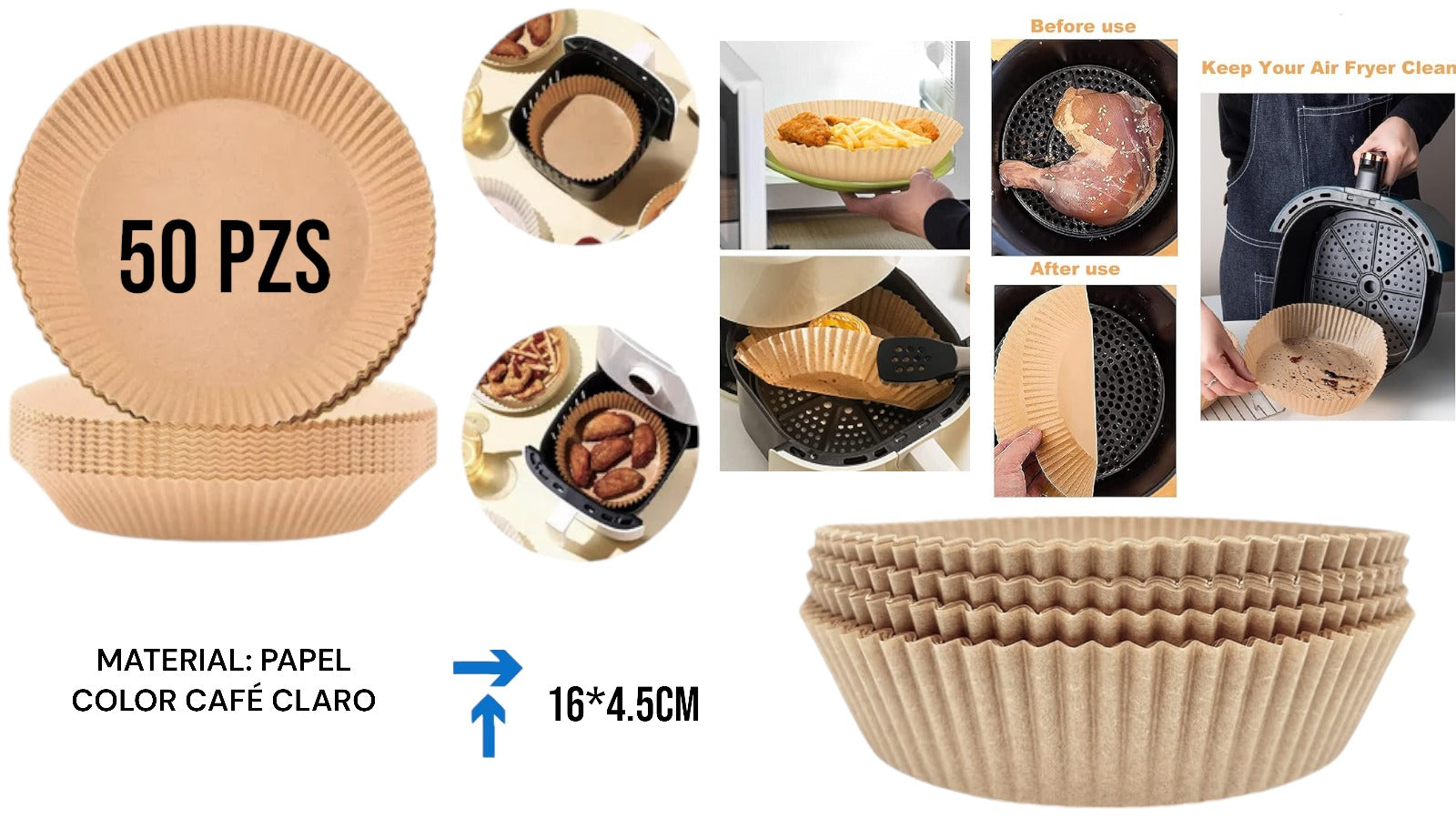 BANDEJA DESECHABLE AIR FRYER BANDEJA DESECHABLE AIR FRYER